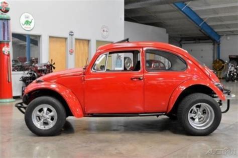 1965 Volkswagen Beetle Classic Baja Red For Sale On Craigslist