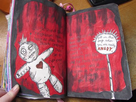 Wreck This Journal Fill In This Page When You Are Really Angry Art Journal Pages Journal Ideas