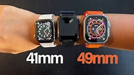 Apple Watch Ultra Size Comparison - Small Wrist vs Big Wrist - YouTube