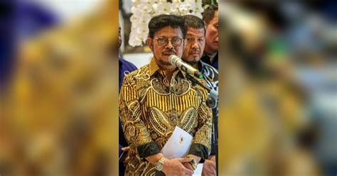 Terbaru Syahrul Yasin Limpo Ini Daftar Menteri Era Jokowi Terjerat