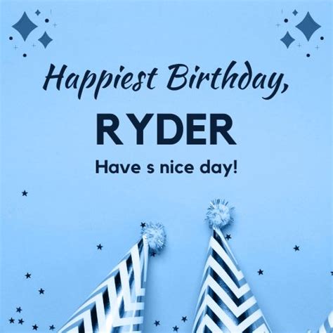 Happy Birthday Ryder Wishes Images Cake Memes 