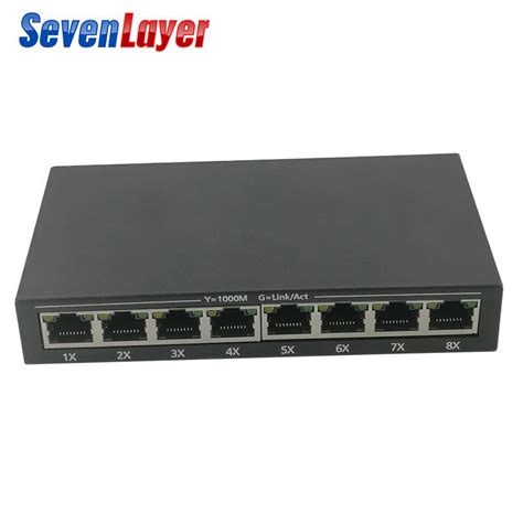8 Port Gigabit Unmanaged Desktop Network Switch 101001000mbps Lan Hub