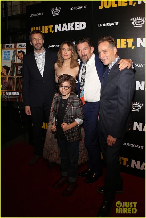 Rose Byrne Chris Odowd And Ethan Hawke Premiere Juliet Naked In Nyc
