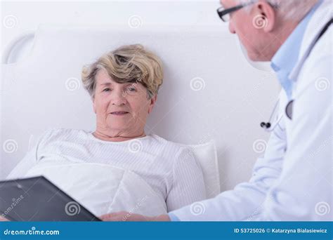 Medical Consultation In Hospital Room Stock Photo Image Of Occupation