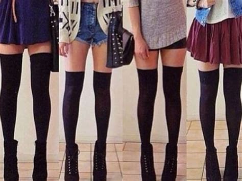what to wear with thigh high socks buy and slay