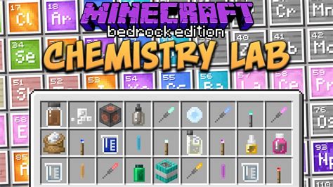 Education edition, an the latest extension of minecraft: Minecraft Beta: Chemistry Lab (Education Edition) - YouTube