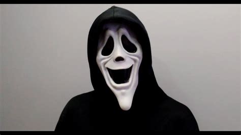 Ghostface Spoof Smiley Mask From Scary Movie Review Youtube