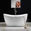 WOODBRIDGE 59 Freestanding Bathtub Contemporary Soaking Tub BTA1516 C 