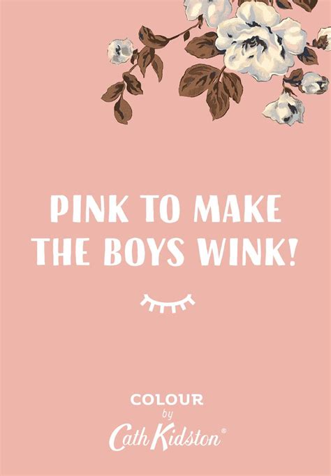 Pink To Make The Boys Wink Home Quotes And Sayings Pink Quotes
