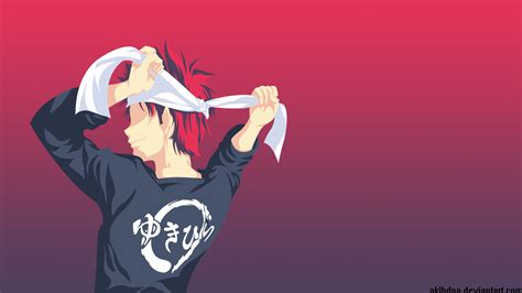 Sōma Yukihira Minimalist Hd Wallpaper Background Image 1920x1080