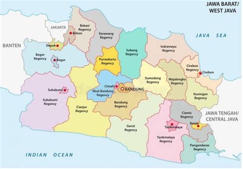 Peta Pulau Jawa Lengkap Jawa Tengah Barat Timur Banten And Dki