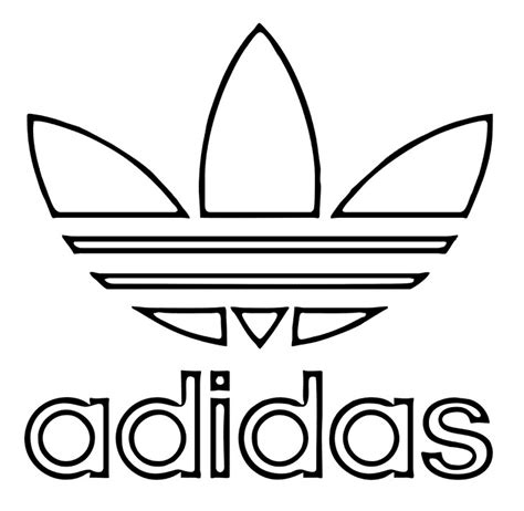 Adidas Symbol Coloring Page Free Printable Coloring Pages