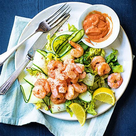 Delicious salad made using prawns and tossed with crispy lettuce and creamy dressing. Diabetics Prawn Salad / Sugar Free Low Carb Seafood Sauce Ketohh Keto Diabetic Recipe ...
