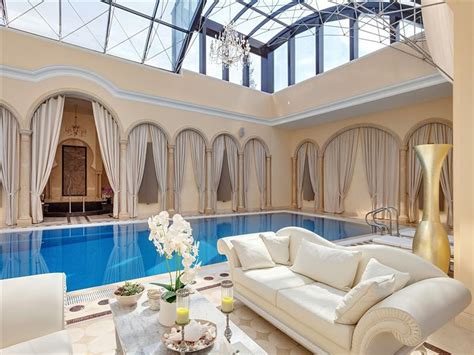 Luxury Mansion Estate House Plans Inspiring Indoor Swimming Pool Design