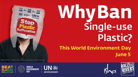 ️ Why Ban Single Use Plastic Sadhguru On World Environment Day