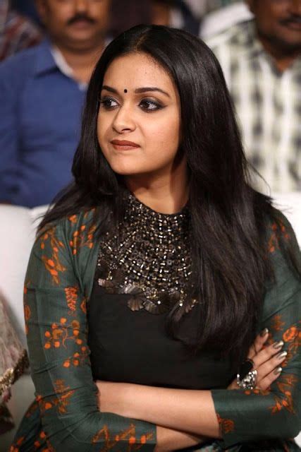 Keerthy Suresh Picture In Black Dress At Gang Pre Release Event
