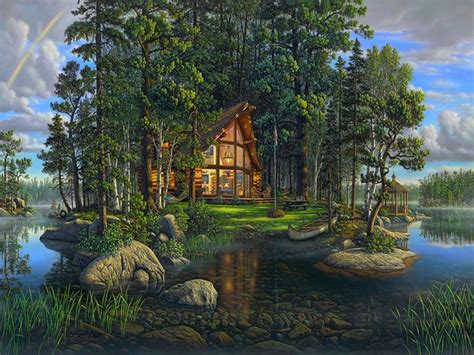 Other Wilderness Cottage Lake Peaceful Splendor