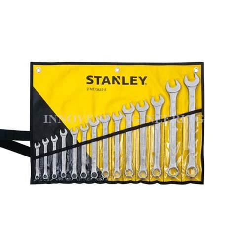 Stanley 87 036 1 Slimline 14 Piece Combination Wrench Set Metric