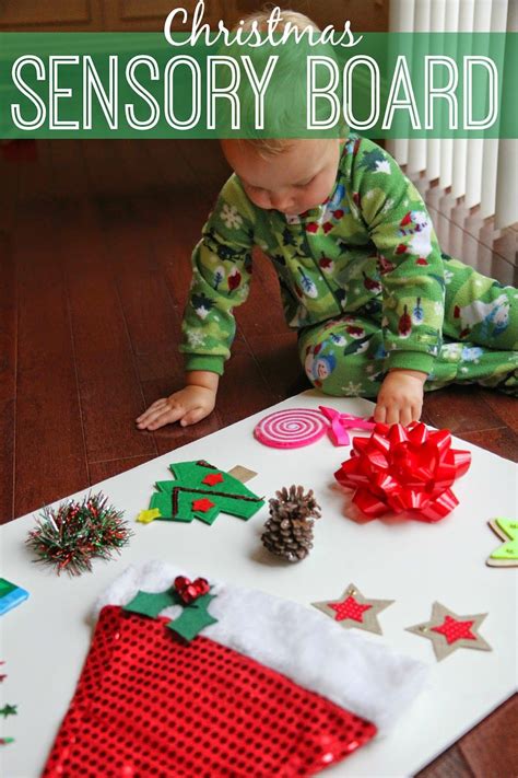 Toddler Approved Christmas Sensory Board For Kids Christmas