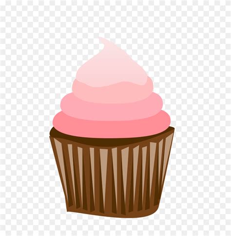 Cartoon Cupcake Pink Topping Transparent Png Cupcake Png Flyclipart