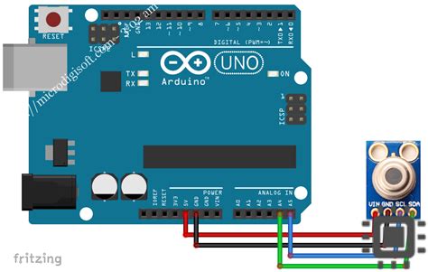 Interfacing Mlx Ir Temperature Sensor With Arduino Uno
