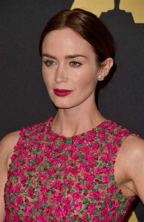 Her accolades include a golden globe award and a screen actors guild award, in addition to nom. EMILY BLUNT at AMPAS 2014 Governor's Awards in Hollywood ...