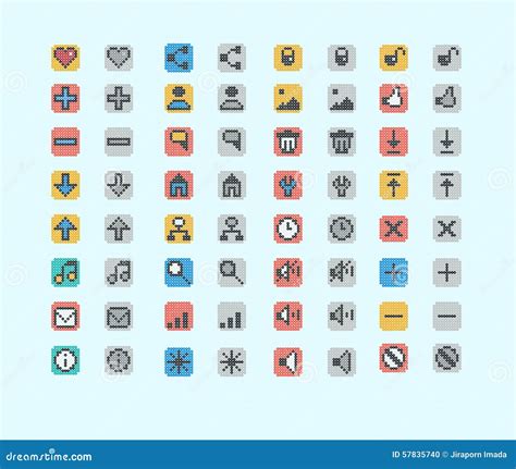 Pixel Icon Stock Vector Illustration Of Like Sound 57835740
