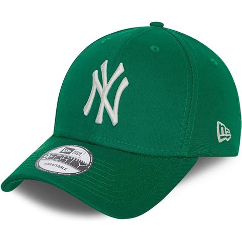 Gorra Curva Verde Ajustable 9forty League Essential De New York Yankees