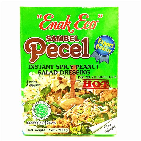 Enak Eco Bumbu Pecel Hot 200g From Buy Asian Food 4u