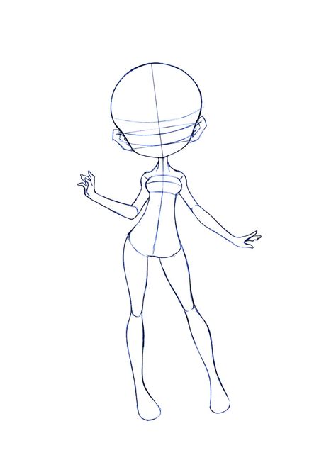 Featured image of post Body Drawing Base Chibi