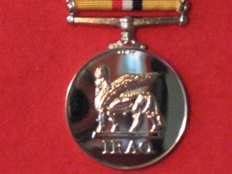 Full Size Iraq Medal Operation Telic With Clasp Replacement Medal