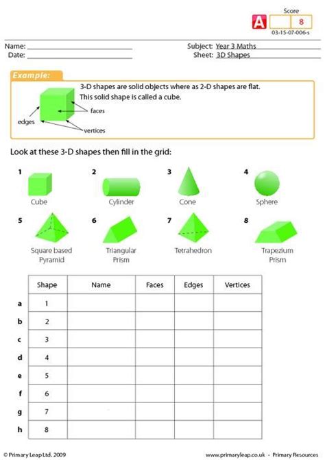 1000 Images About 3d Shapes Primary Leap On Pinterest Primary