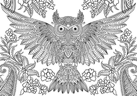 10 Difficult Owl Coloring Page For Adults Owl Coloring Pages Animal