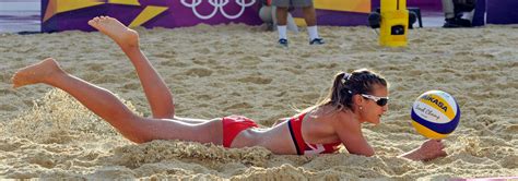 Zara Dampney Beach Volleyball At The London Olympics 02 GotCeleb
