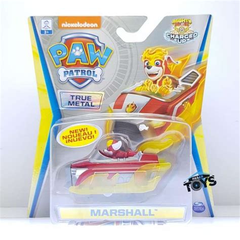 Jual Paw Patrol Marshall True Metal Collectible Mighty Pups Charged Up