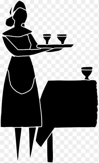 Restaurant Waitress Clipart Images