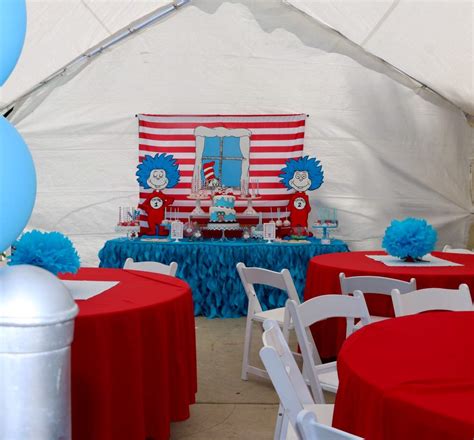 Thing One And Thing Two Birthday Party Ideas Photo 17 Of 24 Catch