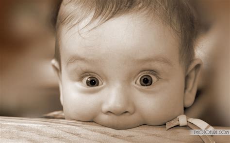 Sweet Smiley Face Cute Babies Desktop Wallpaper