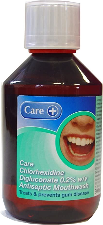 Care Chlorhexidine Antiseptic Mouthwash 0002 300ml Uk