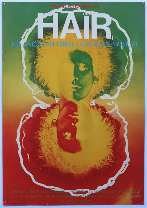 Hair 1968 Poster From Original Broadway Run
