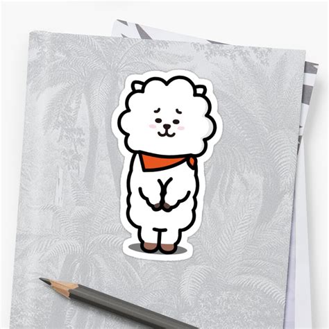 Bt21 Rj Stickers By Dtowns Redbubble