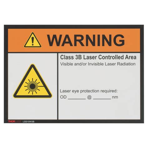 Illuminated Laser Safety Signs