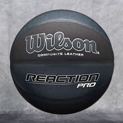 Wilson Reaction Pro Talla 7 Color Negro Balón Baloncesto Cuero