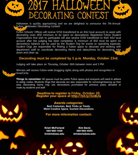 We have 4 teams and only 3 trophies! 7th Annual Fulton Halloween Decorating Contest | Fulton ...