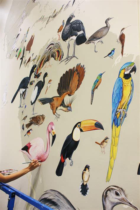 270 Kinds Of Birds In One Gigantic Life Sized Mural The New York Times