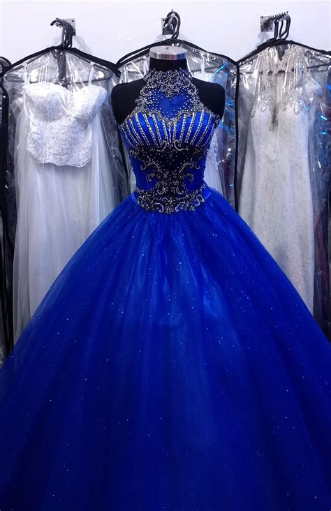 Vestidos De Xv Azul Rey 2020