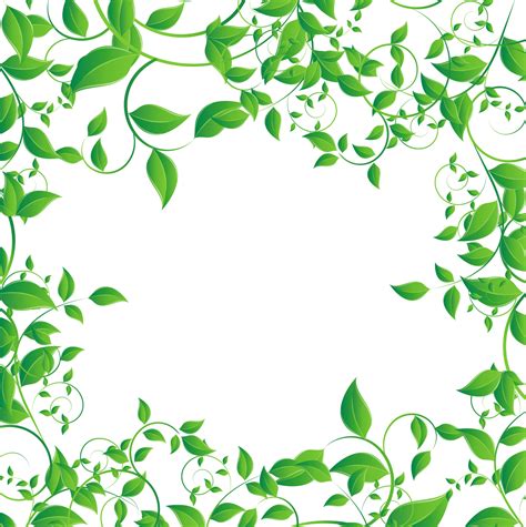 Borders With Leaves Leaf Border Vector Art Icons And Graphics For