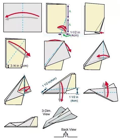 5 Best Free Printable Paper Airplane Templates Utemplates