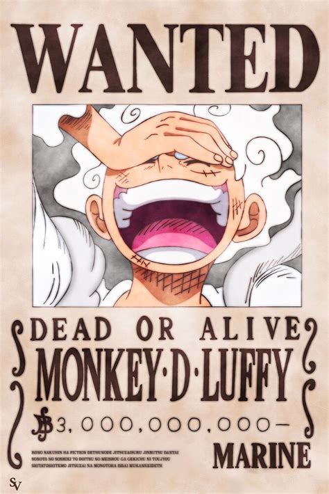 Luffy S New Wanted Poster En One Piece Recompensas Imagenes De Luffy Libros De Suspenso
