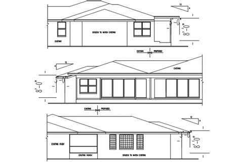 2d Cad Drawing Of Site Plan Elevation Autocad Software Cadbull Images